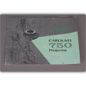 Original 1968 Manual for Kodak 750 Carousel Slide Projector